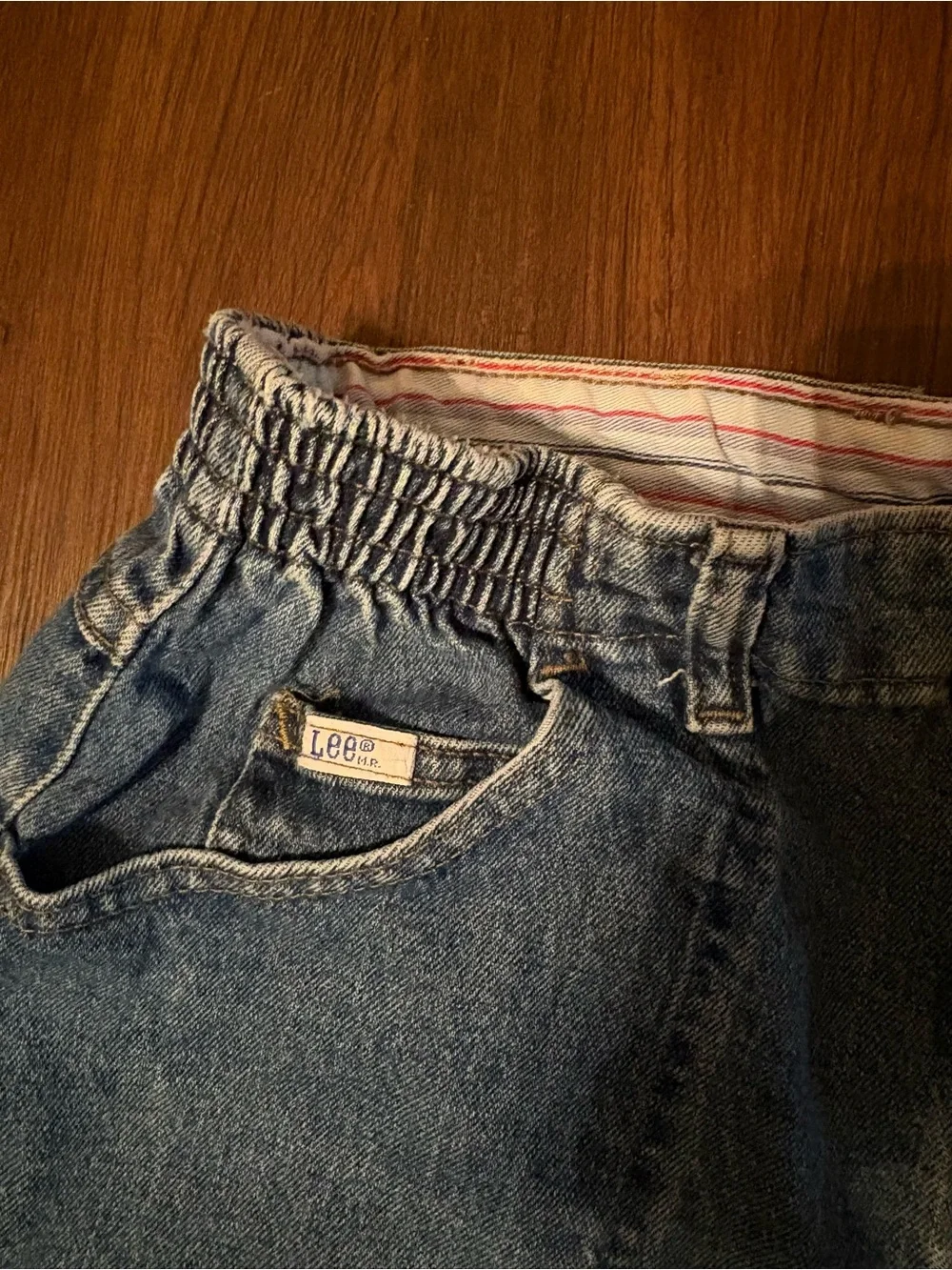 Lee Women's Blue Denim Jean Shorts